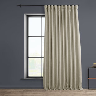 Bedroom Closet Linen Curtains 48 In Wide 80 In Long | Wayfair